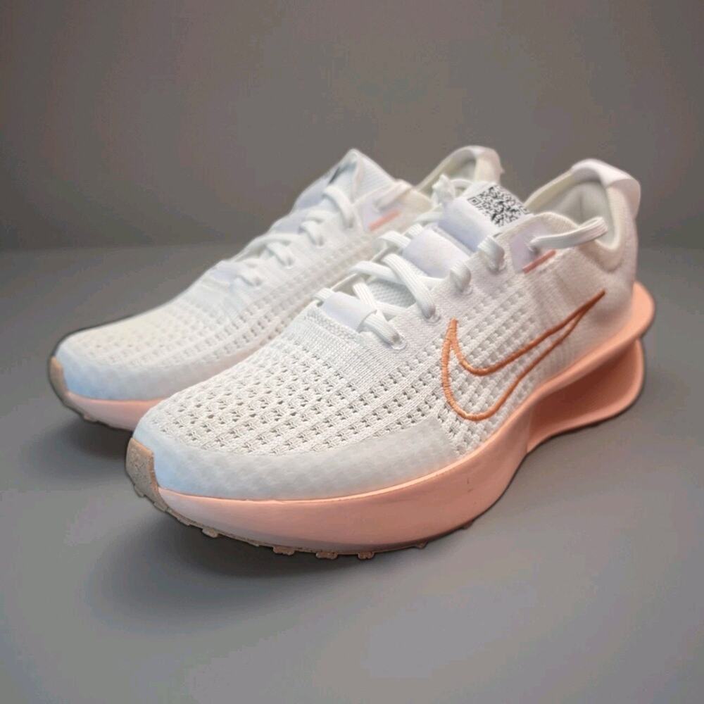 Size 8 - Nike Interact Run White Apricot Agate W - Picture 4 of 5